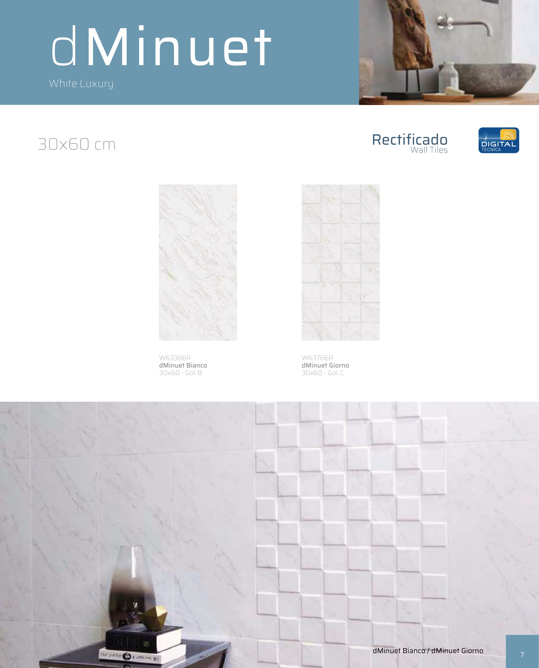 Roman Rectificado Wall Tiles