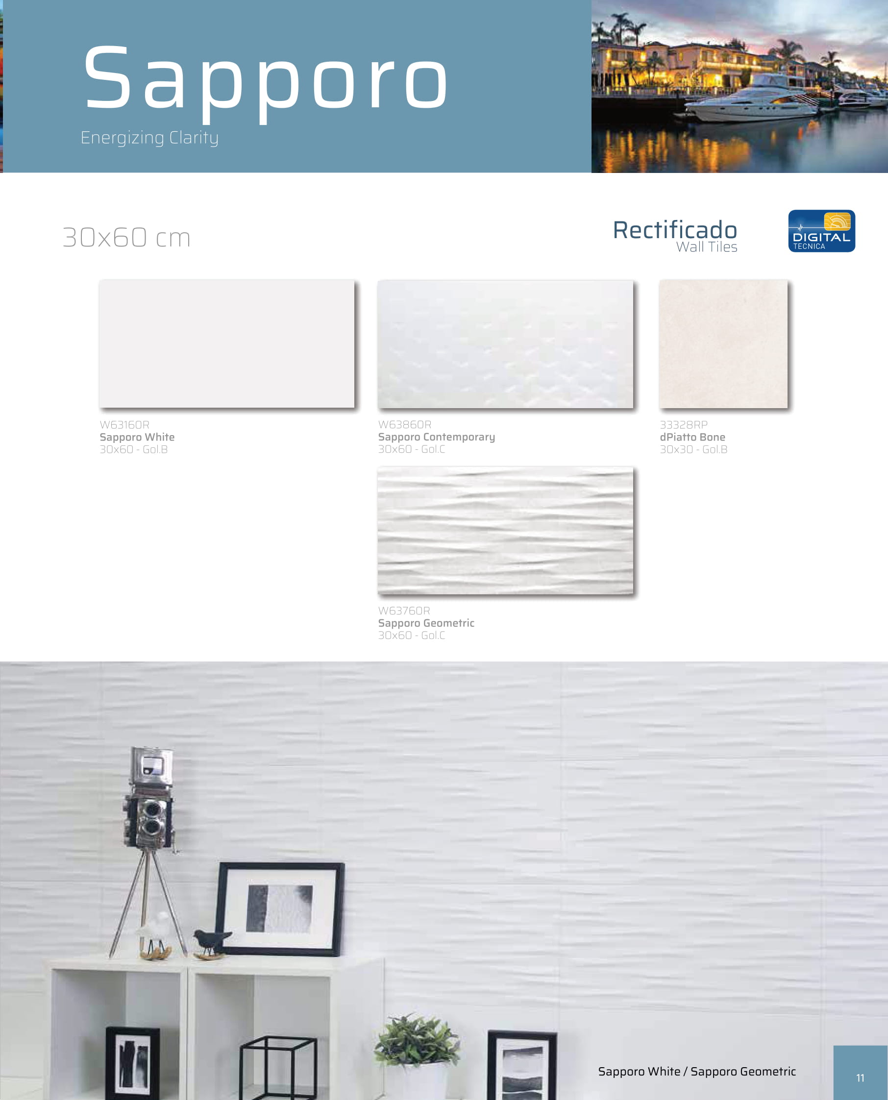 Roman Rectificado Wall Tiles