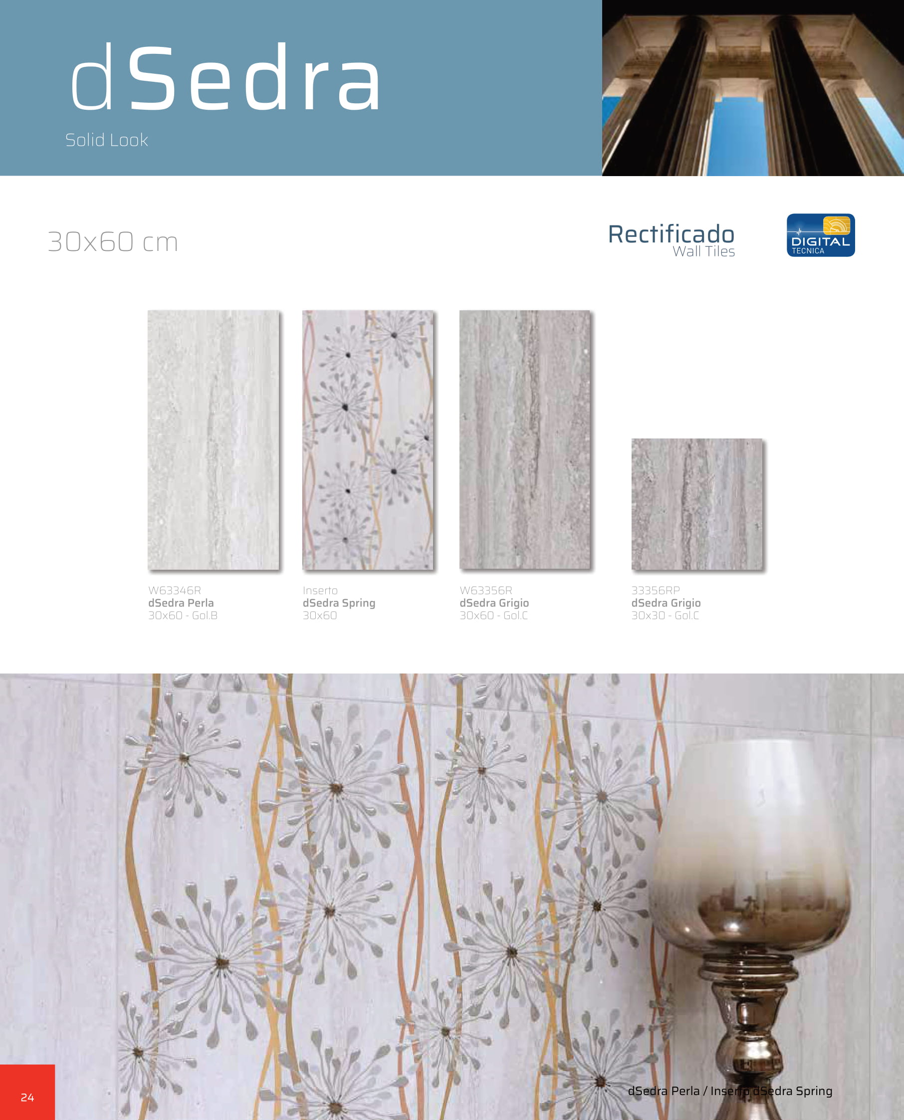 Roman Rectificado Wall Tiles