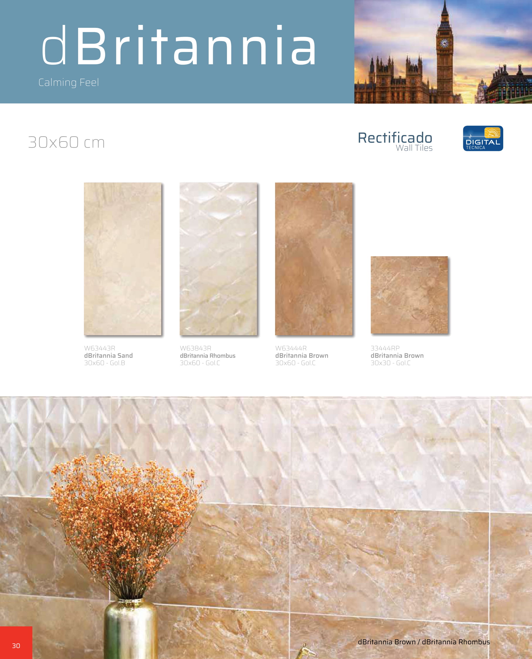 Roman Rectificado Wall Tiles
