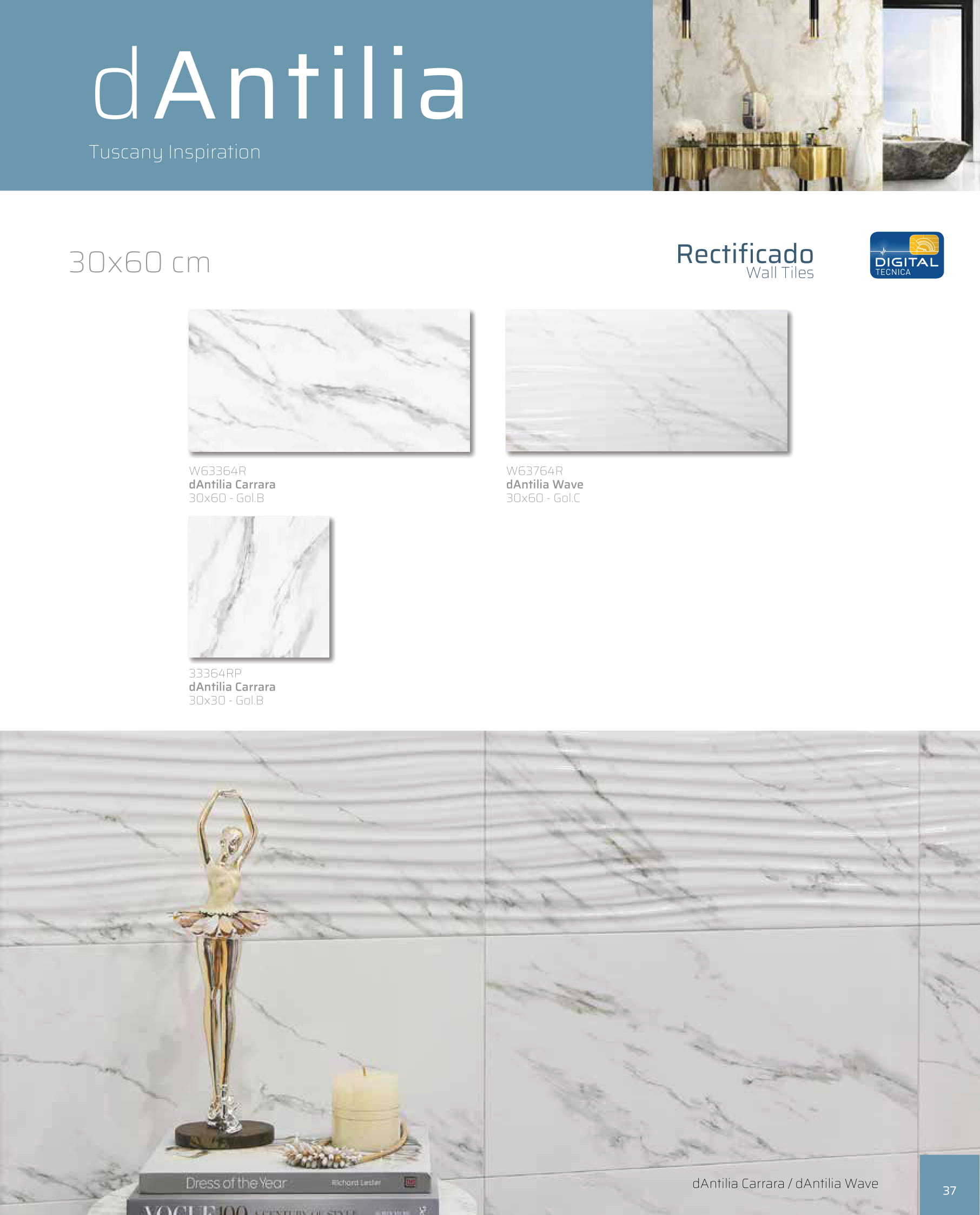 Roman Rectificado Wall Tiles